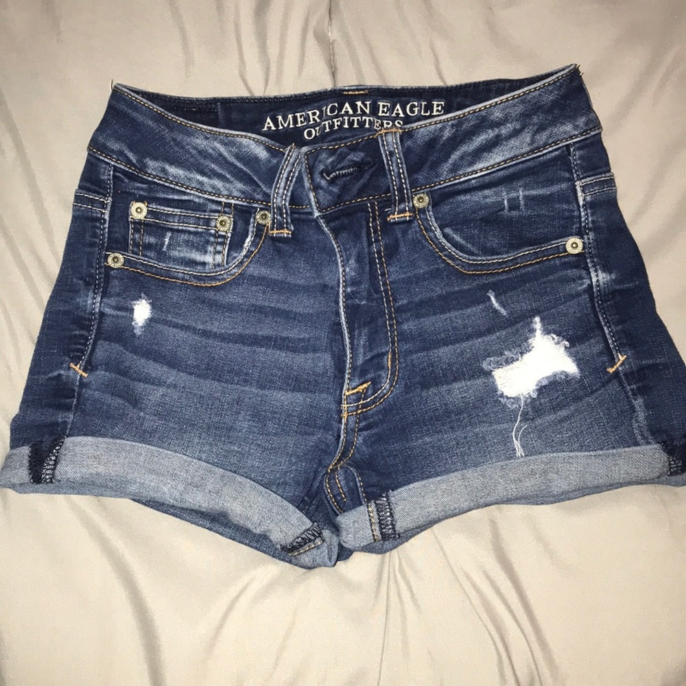 High Waisted Jean Shorts